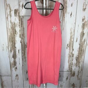 Spirit Kauai Coral Sleeveless T-Shirt Dress. Size M/L. In excellent condition!